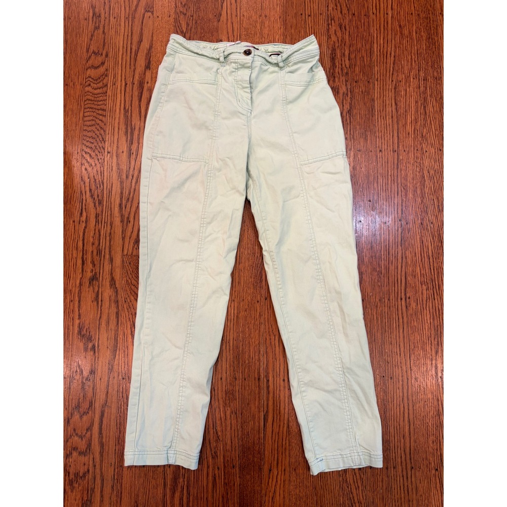 Boden Abingdon Cargo Chino Pants Mint Green Cotton US 4R Casual Preppy